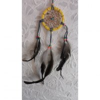 Petit dreamcatcher yaki jaune