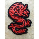 Patch dragon rouge