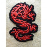 Patch dragon rouge