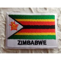 Ecusson drapeau Zimbabwé