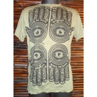 Tee shirt kaki 4 khamsa