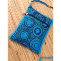 Sac passeport star blue