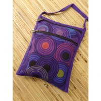 Sac passeport hypno violet