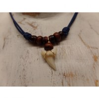 Collier bleu foncé Los Roques mako 