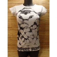 Tee shirt blanc éléphant