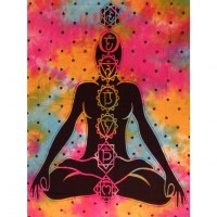Tenture multicolore 7 chakras 
