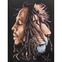 Petite tenture Bob Marley le lion